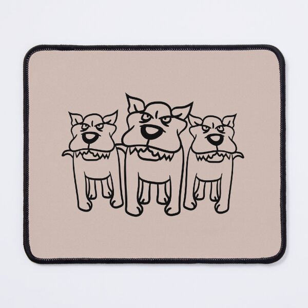 Item preview, 3 Bad Dogs Dangerous Team Three Friends Crew Comic Cartoon designed and sold by shirt-o-mat.
