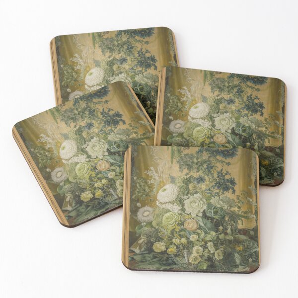 Item preview, Tapestry,arrangement of green flowers , oil pant. designed and sold by elegantpaterns.