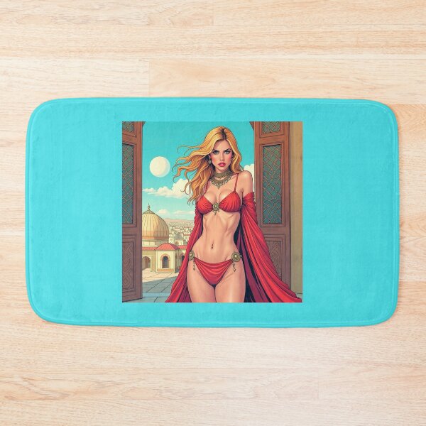 Item preview, Manga oriental dancer in a red dress 3 designed and sold by PhilDreams.