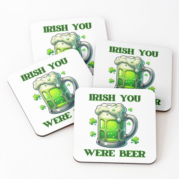 Item preview, Irish You Were Beer designed and sold by LyssasMindArt.