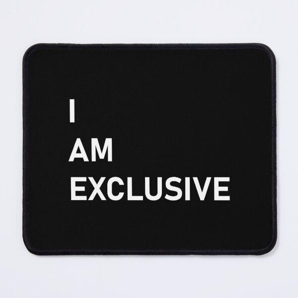 Item preview, I AM EXCLUSIVE: Redefining Minimal Elegance, Unique designed and sold by villacreativa.