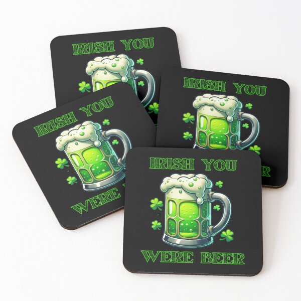 Item preview, Irish You Were Beer designed and sold by LyssasMindArt.