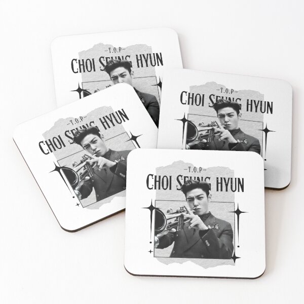 Item preview, TOP Choi Seung-hyun Korean Actor Retro Y2K Black And White Scrapbook Collage Design designed and sold by HELL0WBELLO.