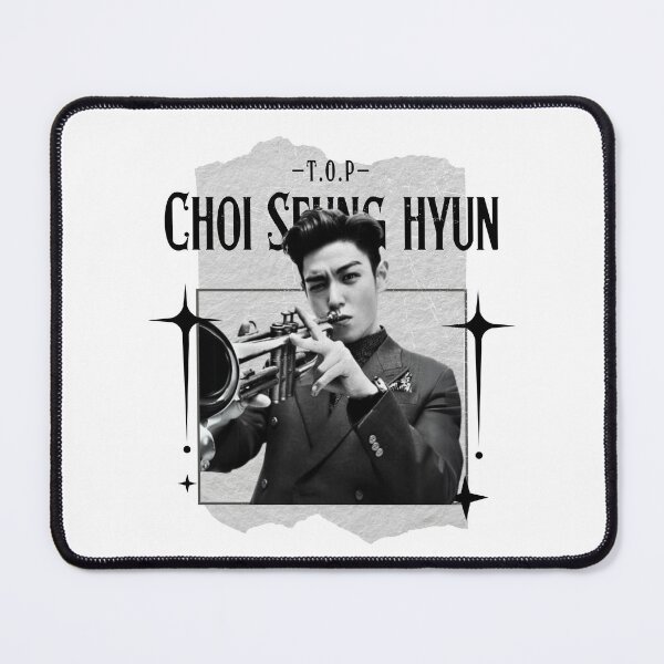 Item preview, TOP Choi Seung-hyun Korean Actor Retro Y2K Black And White Scrapbook Collage Design designed and sold by HELL0WBELLO.