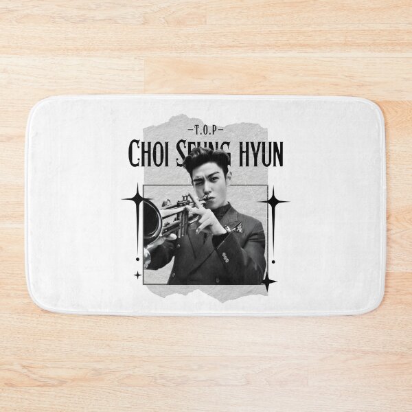 Item preview, TOP Choi Seung-hyun Korean Actor Retro Y2K Black And White Scrapbook Collage Design designed and sold by HELL0WBELLO.