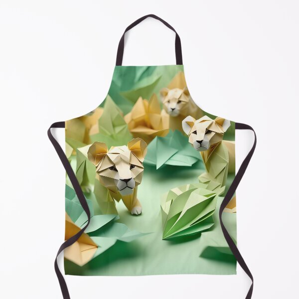 Item preview, Origami Art - Jungle Royals: Playful Lion Cubs designed and sold by ArtfulFolds.