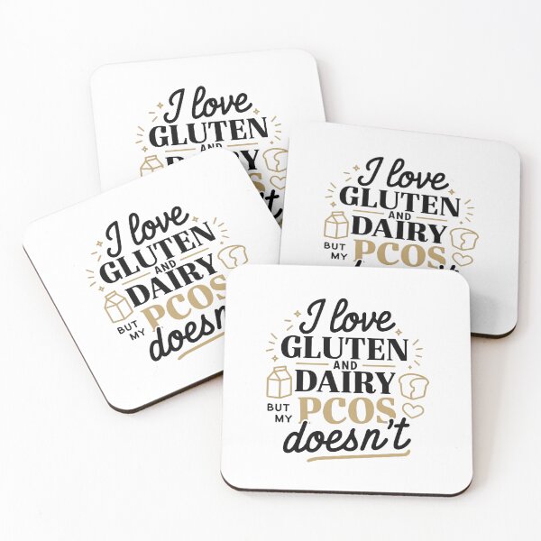 Item preview, I Love Gluten and Dairy But My PCOS Doesn't designed and sold by AniArtPL.