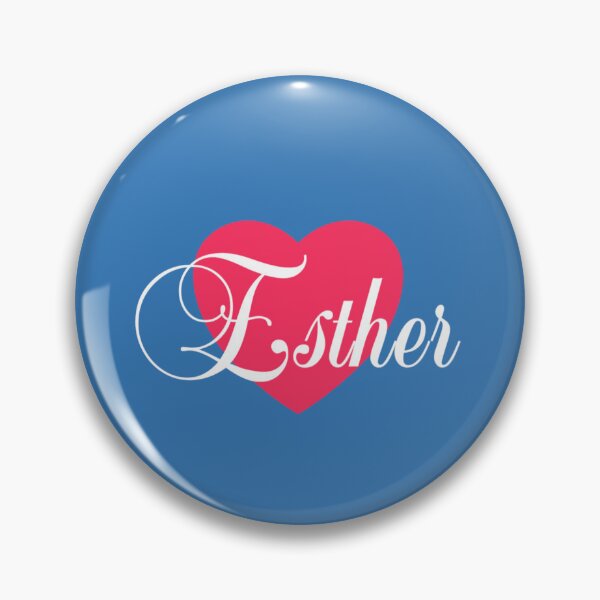 Item preview, To An Esther With Love (Cursive Writing In White) designed and sold by KayLadyBug.