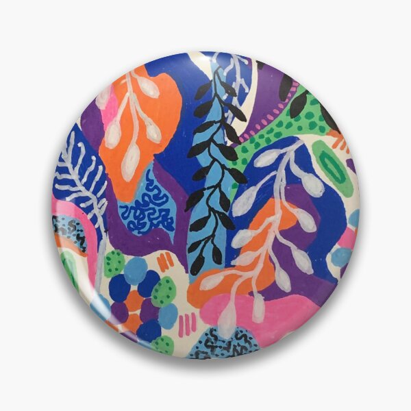 Item preview, Colorful abstract, botanical designed and sold by WatercolorFinds.