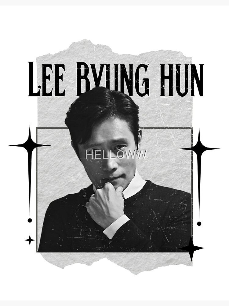 Lee Byung-hun Korean Actor Preppy Black And White Scrapbook