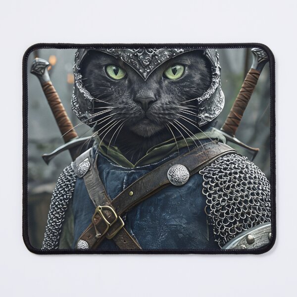 Item preview, Foot soldier black cat designed and sold by Jambonfromage.