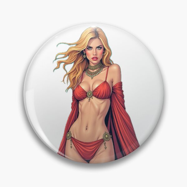 Item preview, Manga ginger oriental dancer in a red dress 4 designed and sold by PhilDreams.