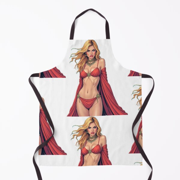Item preview, Manga ginger oriental dancer in a red dress 4 designed and sold by PhilDreams.
