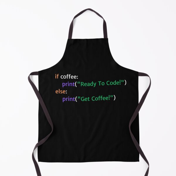 Item preview, If Coffee: Ready to Code - Coding Humor Design for Dark Backgrounds designed and sold by Kimberly Reddick.