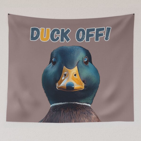 Item preview, FUNNY DUCK WITH AN ATTITUDE QUACK designed and sold by NikoDeeko.