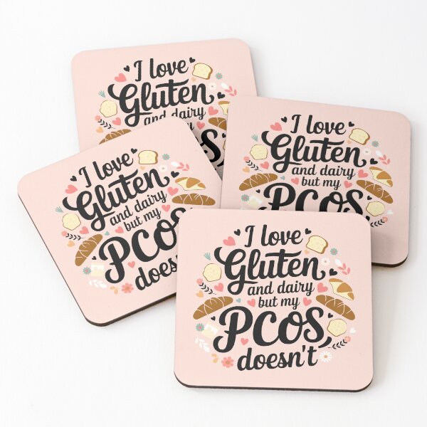 Item preview, I Love Gluten and Dairy But My PCOS Doesn't designed and sold by AniArtPL.