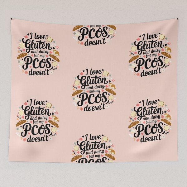 Item preview, I Love Gluten and Dairy But My PCOS Doesn't designed and sold by AniArtPL.