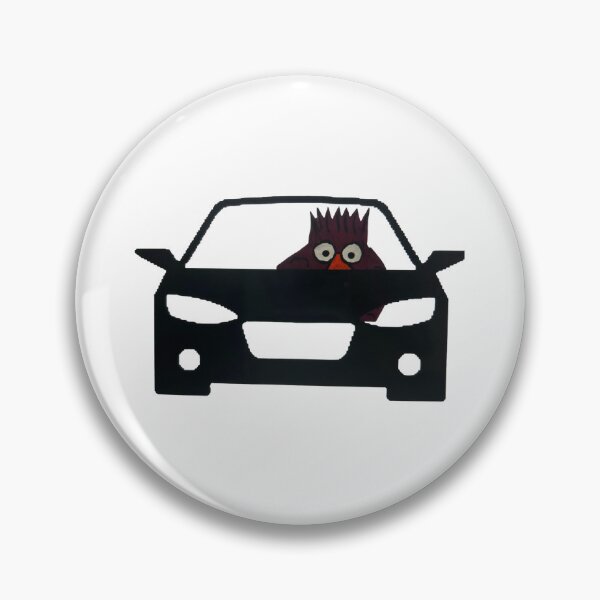 Item preview, Purple chicken driving a black car  designed and sold by Lauracolleen3.