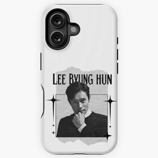 Item preview, Lee Byung-hun Korean Actor Preppy Black And White Scrapbook Collage Design designed and sold by HELL0WBELLO.