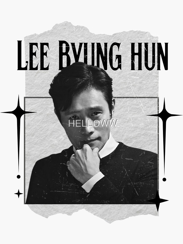 LEE BYUNG HUN コラージュフレーム Lee Byung-hun Korean Actor Preppy Black And White Scrapbook