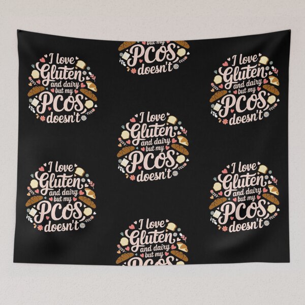 Item preview, Copy of I Love Gluten and Dairy But My PCOS Doesn't designed and sold by AniArtPL.