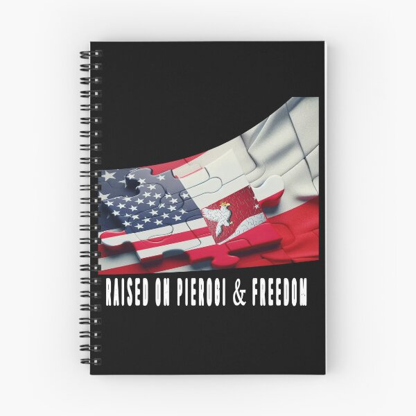 Item preview, Raised on pierogi and freedom.Polish-American cultural unity illustration designed and sold by JanChryzostom.