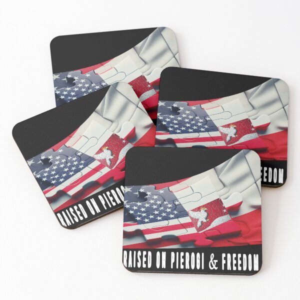 Item preview, Raised on pierogi and freedom.Polish-American cultural unity illustration designed and sold by JanChryzostom.