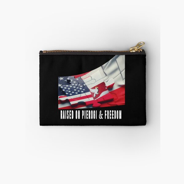 Item preview, Raised on pierogi and freedom.Polish-American cultural unity illustration designed and sold by JanChryzostom.