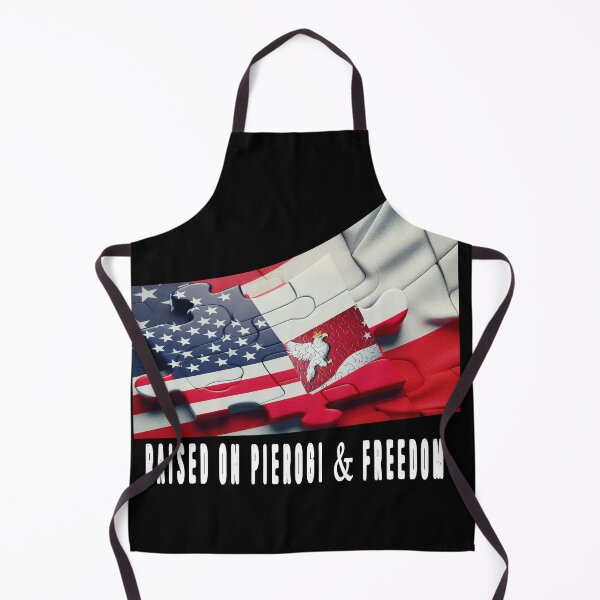 Item preview, Raised on pierogi and freedom.Polish-American cultural unity illustration designed and sold by JanChryzostom.