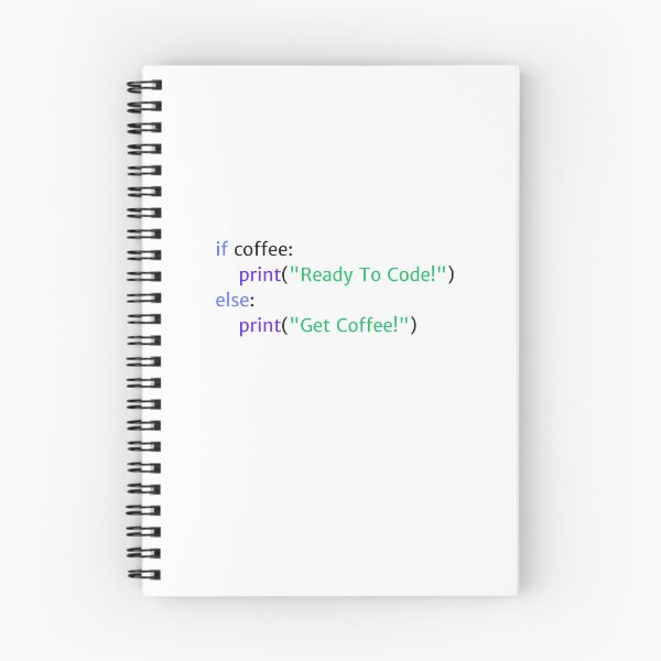 Item preview, If Coffee: Ready to Code - Coding Humor Design for Light Backgrounds designed and sold by Kimberly Reddick.