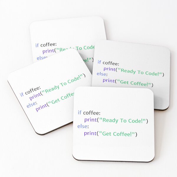 Item preview, If Coffee: Ready to Code - Coding Humor Design for Light Backgrounds designed and sold by Kimberly Reddick.