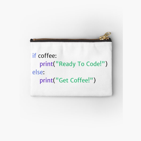 Item preview, If Coffee: Ready to Code - Coding Humor Design for Light Backgrounds designed and sold by Kimberly Reddick.