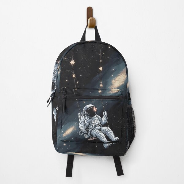 Item preview, Astronaut Swinging Through the Stars – Great Cosmic Wave designed and sold by pixelated_echoes.