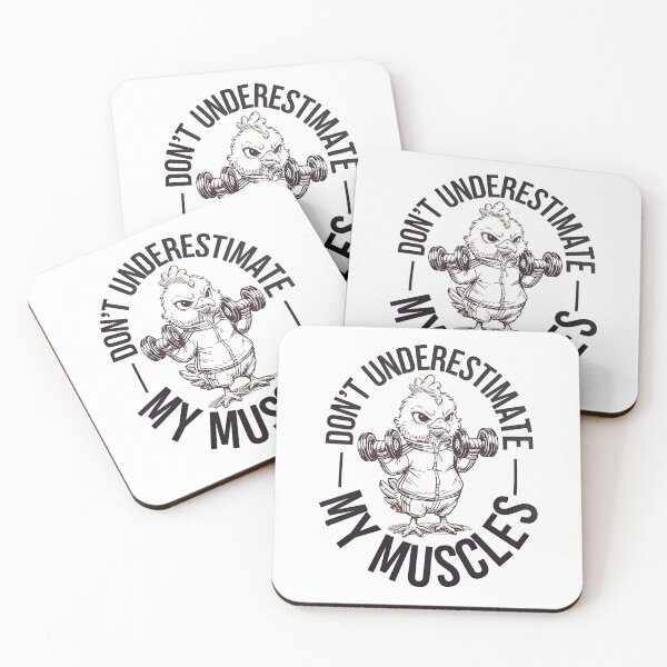 Item preview, Don't underestimate my muscles designed and sold by GGZebra.