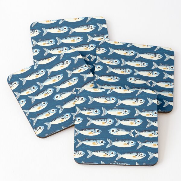 Item preview, Sardines Crowd Pattern designed and sold by sheprint.