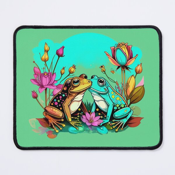 Item preview, Frogs in love among roses. designed and sold by Natalia-Vlad.