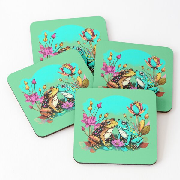 Item preview, Frogs in love among roses. designed and sold by Natalia-Vlad.