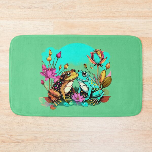 Item preview, Frogs in love among roses. designed and sold by Natalia-Vlad.
