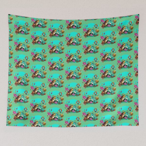 Item preview, Frogs in love among roses. designed and sold by Natalia-Vlad.