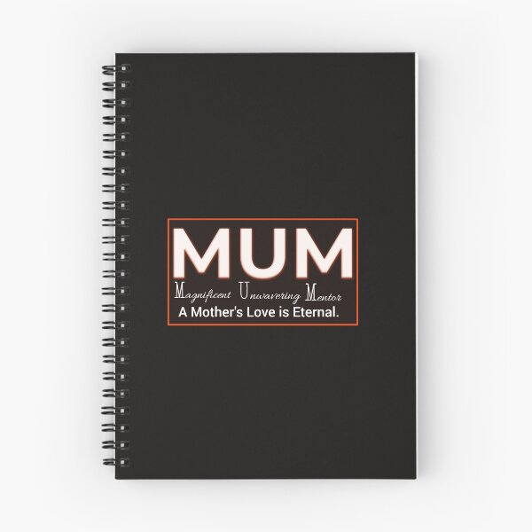 Item preview, MUM ( MAGNIFICENT, UNWAVERING, MENTOR) A MUM'S LOVE IS ETERNAL designed and sold by FOBISPLACE.