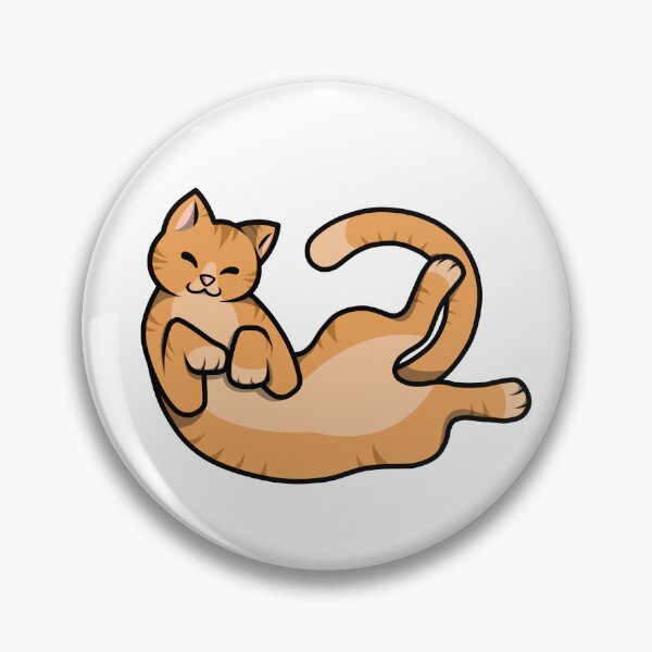Item preview, Cute Orange Tabby Cat Laying designed and sold by SwirlyToast.