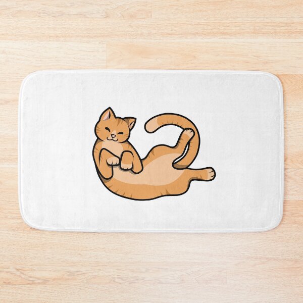 Item preview, Cute Orange Tabby Cat Laying designed and sold by SwirlyToast.