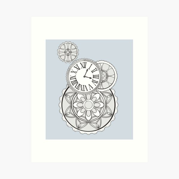 Item preview, Clockwork in Monotone designed and sold by GStouderArt.