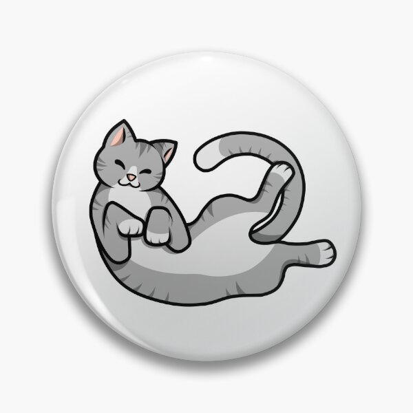 Item preview, Cute Grey Tabby Cat Laying designed and sold by SwirlyToast.