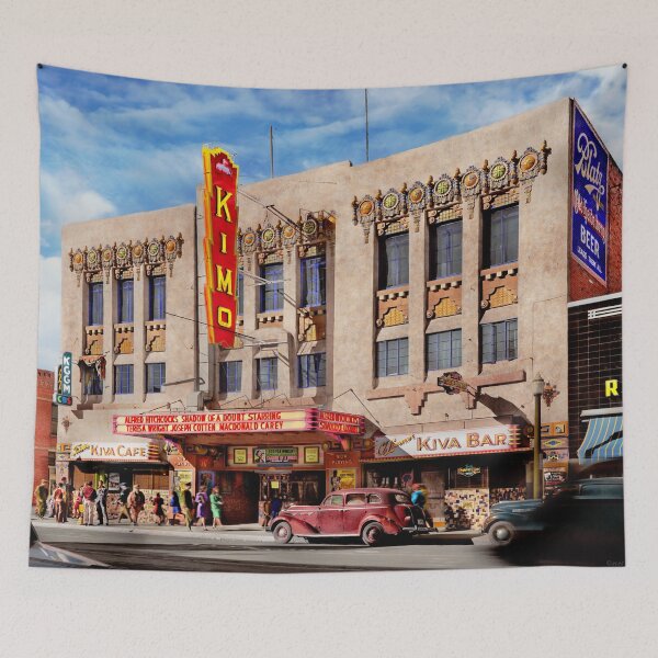 Item preview, City - Albuquerque, NM - The Kimo Theater 1943 designed and sold by Mike Savad Photography.