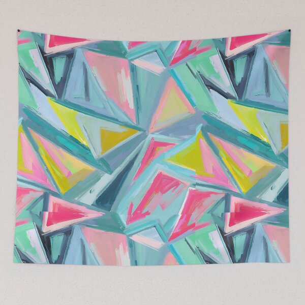 Item preview, Abstract Neon Color Splinter - Oil Painting designed and sold by Traloch O'Laoi.