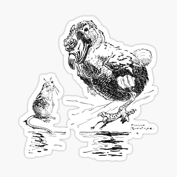 The Mouse and the Lory Sticker