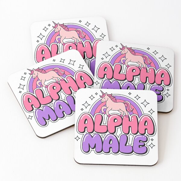 Item preview, Ironic Alpha Male Unicorn Rainbow, Funny Unisex Tshirt, Bella Canvas Tee, Funny  designed and sold by PrintItStudio.