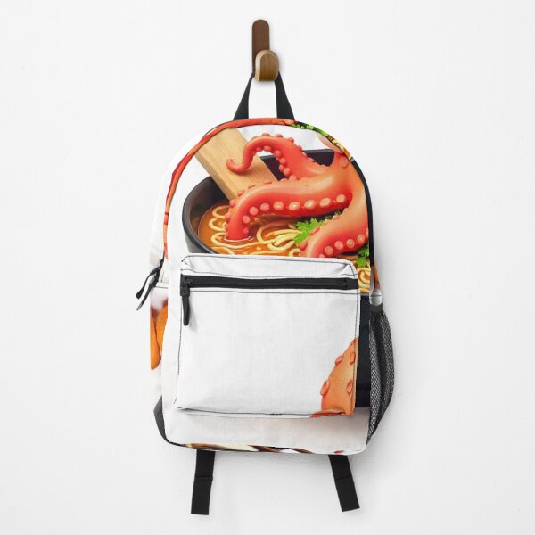 Item preview, Cute Octopus in Ramen Noodle with Takoyaki Vector Illustration designed and sold by hjian8219.
