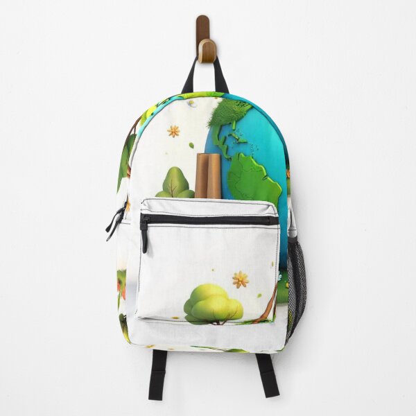 Item preview, Earth and Shopping Bag Vector Illustration designed and sold by hjian8219.